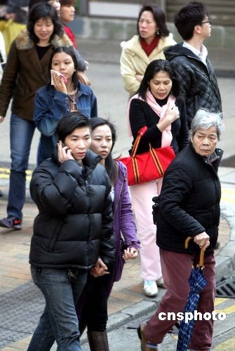 香港今冬2月创40年来同月最低温