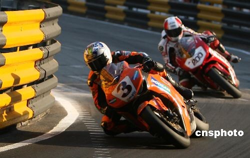 格兰披治摩托车大赛今天下午结束