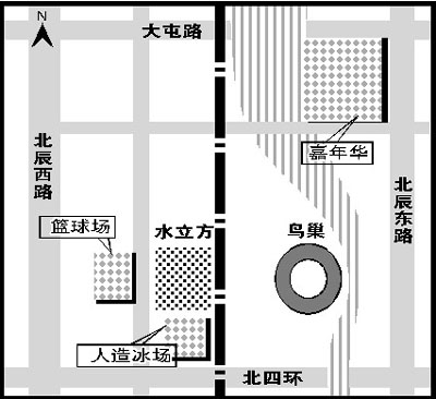 水立方旁溜冰场下月开放