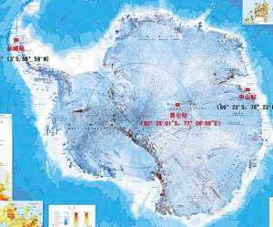 从各国南极科学考察站的分布来看,大多数国家的南极站都建在南极大陆