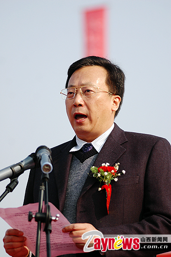 清徐县县委书记车建华现场致辞 刘昱/摄