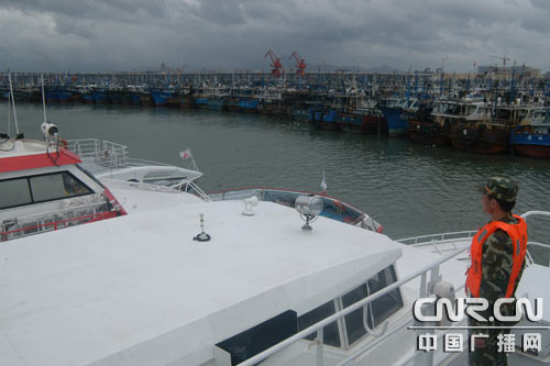 厦门边防官兵全力防御热带风暴 莲花