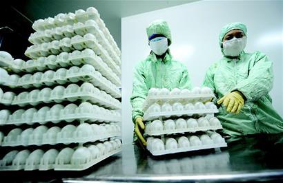 图文:加紧生产甲感疫苗
