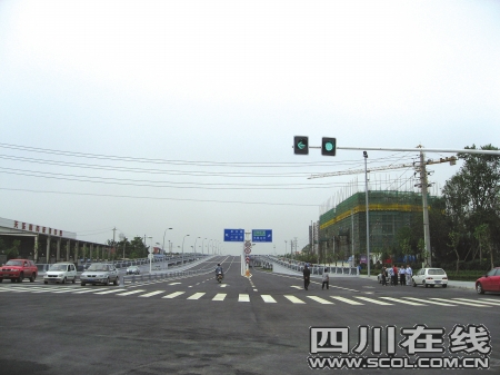 桥—商贸大道跨三环路立交桥正式竣工通车,五块石与三环路外北部