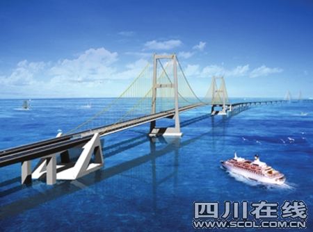 建跨海桥 大陆直接连通海南岛