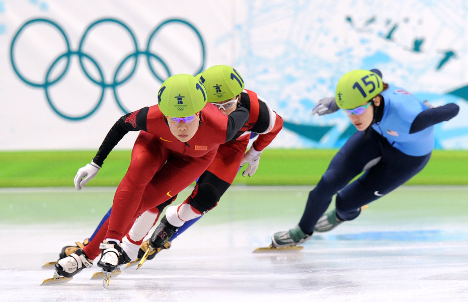 中国队四朵金花夺温哥华冬奥会女子短道速滑3