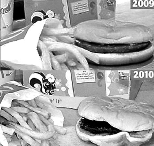 苍蝇都不爱碰的“麦当劳儿童餐”(组图)