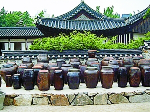 韩国泡菜坛子.本报资料