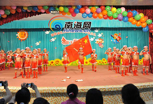 海南省机关幼儿园毕业典礼 学生家长欢聚一堂
