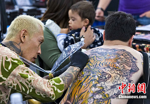 美国旧金山举办2010人体纹身大展