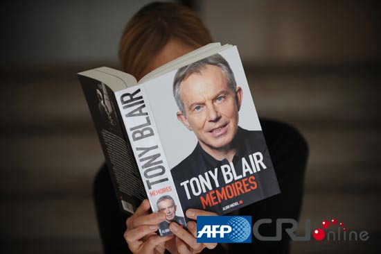 布莱尔回忆录的性描写获最差性文学奖提名(