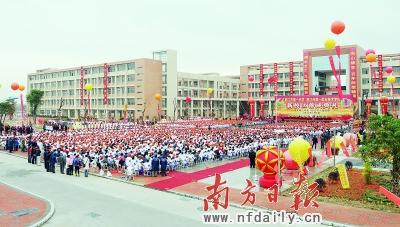 阳江攻坚克难提前一年实现普高目标