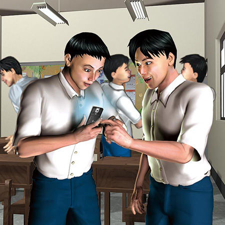 中生向<em>爱慕女</em>网友索得自拍