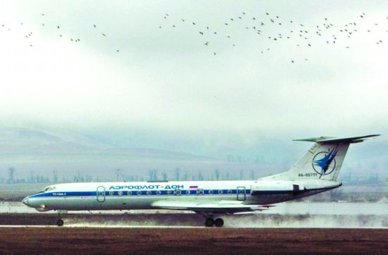 图-134客机(资料照片)