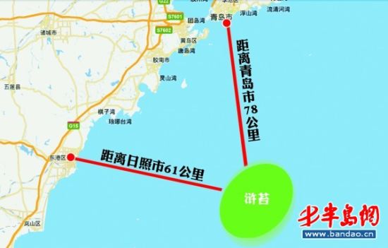 浒苔距海岸线仅78公里青岛启动三级应急响应