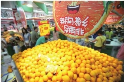 南非橙首次“直供”入湘