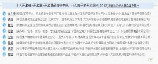 诺卫以即开式专利技术荣获十大品牌开水器