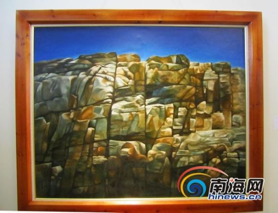 三亚举办首个本土画家油画作品展28幅作品亮相