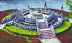 沧桑青铜日晷藏身华工校内