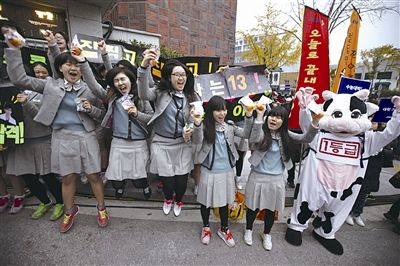 韩国高考 举国“备战”