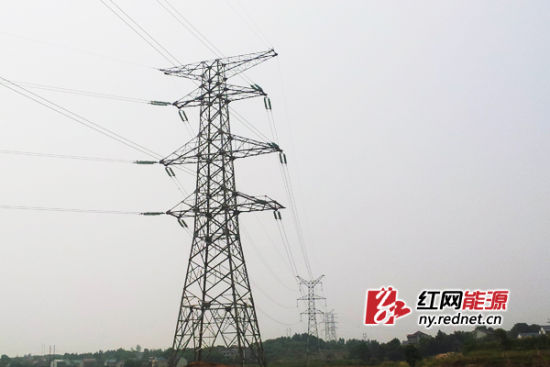 攸县电厂220KV送电线路工程7月25日投运送电
