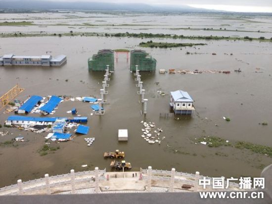 黑龙江黑瞎子岛遭遇史上最严重洪灾 过水面积