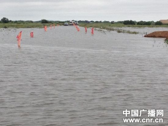 黑龙江黑瞎子岛遭遇史上最严重洪灾 过水面积