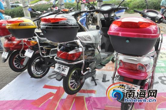 海南电动车展:杰宝大王500台电动车最高优惠5