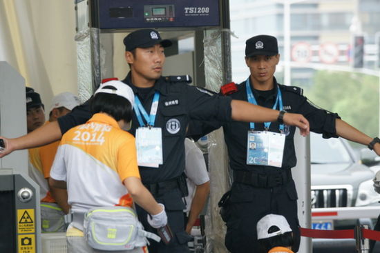 南京特警龙虎突击队进入开幕式核心区安保