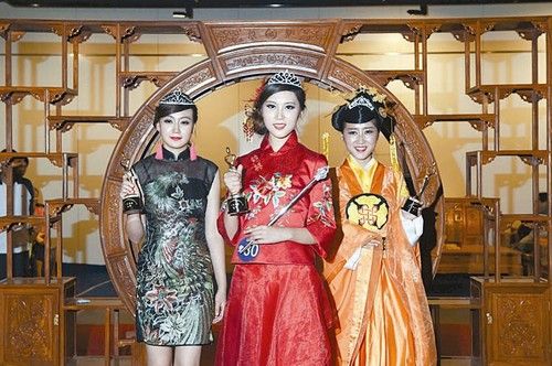 2014刘军红木美人模特大赛第一站决赛在大同
