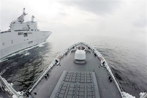 中法海军东海军演