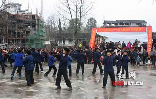 组图:古丈县举办社巴节 共庆土家族传统节日