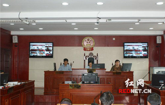 炎陵县法院数字化法庭正式启用(图)