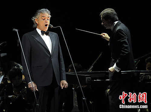 世界著名男高音波切利highC唱响国家体育馆(图