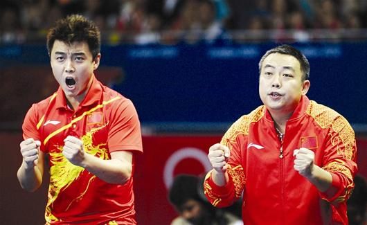 图文:乒乓球男团斩获中国队第35金