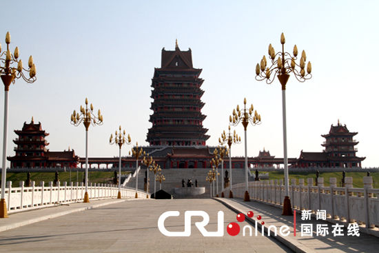 中国黄河第一楼在宁夏青铜峡市建成(组图)