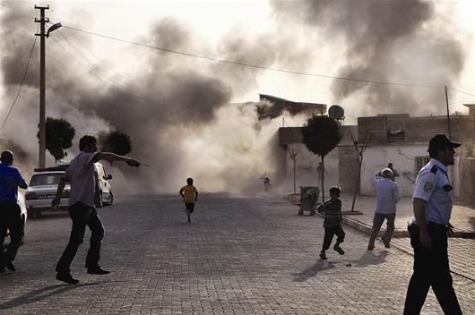 图文:叙利亚炮弹再落土耳其境内