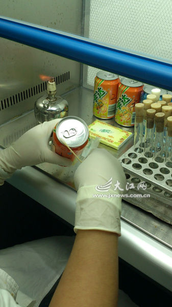 实验室：易拉罐上有细菌喝前先洗洗罐口[图]