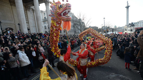 外媒看春节:全世界和中国人民一起过大年(图)