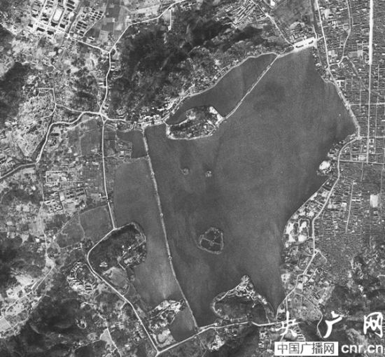 浙江发现1964年全省域影像图 西湖水域面积5