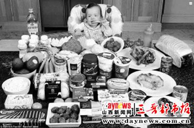 每天吃很多食物女婴食量大如牛(图)