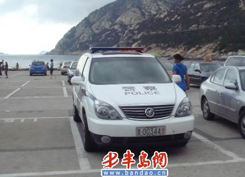 网帖曝山西警车载数人赴青岛旅游(图)
