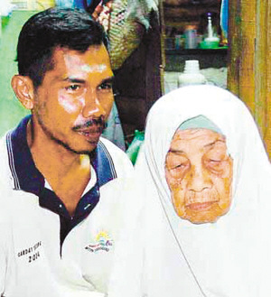 马来西亚107岁老妇欲离婚准备第23次婚礼(图)