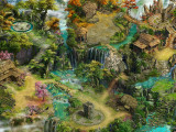 《醉江湖》游戏地图原画