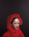 刘溢 红衣女子 油彩 画布 2004年作