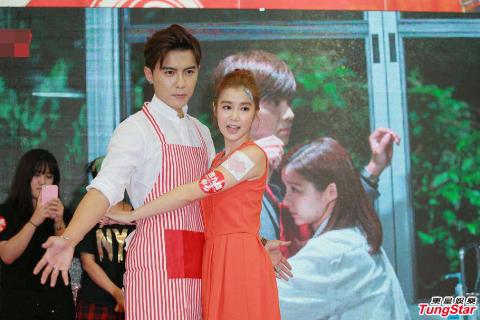 组图:唐禹哲否认戏假情真 李佳颖没感觉被追求