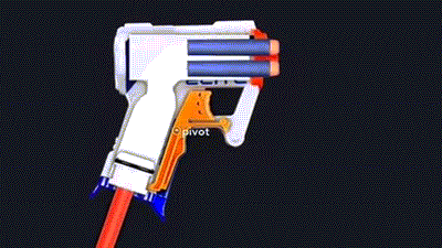 Nerf玩具枪背后的科学：连续发射海绵子弹