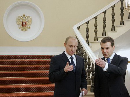 普京支持第一副总理梅德韦杰夫为总统候选人