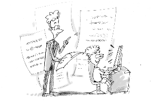 英国学生写字写得一塌糊涂