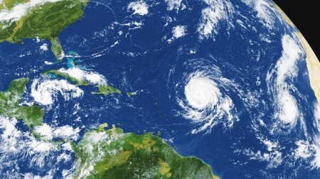 超强飓风 逼近百慕大群岛